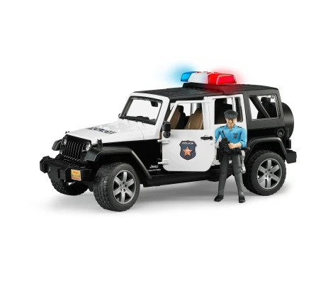 Bruder Todoterreno Jeep Wrangler Rubicon De Policia