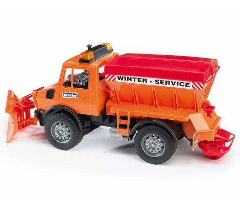Bruder Camión MB Unimog Con Quitanieves