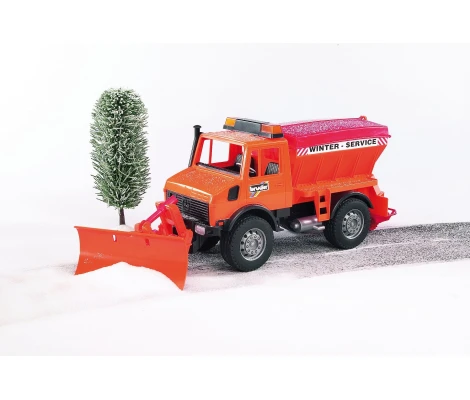 Bruder Camión MB Unimog Con Quitanieves