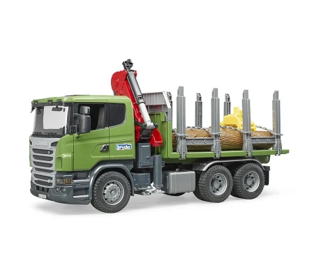 Bruder Camión Scania R-Serie Forestal 3 Troncos
