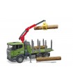 Bruder Camión Scania R-Serie Forestal 3 Troncos