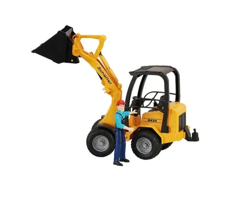 Bruder Cargador Schäffer 2434 Con Trabajador