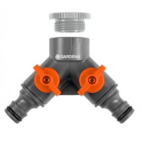 Gardena Distribuidor Doble 33.3 mm