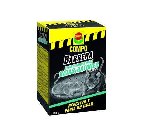 Compo Barrera Cebo Bloques Ratas y Ratones 300 g