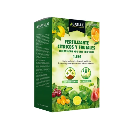 Batlle Fertilizante Cítricos y Frutales 1,5 kg