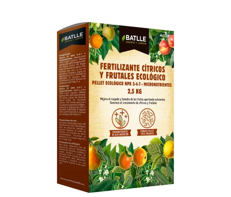 Batlle Fertilizante Citricos y Frutales Ecológico 2,5 kg