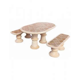 Framusa Conjunto De Jardín Mini Sauce Tostado Ocre