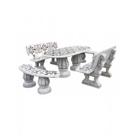 Framusa Conjunto De Jardín Fresno Deico Gris