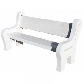 Framusa Banco Con Respaldo Nesto Pulido Blanco