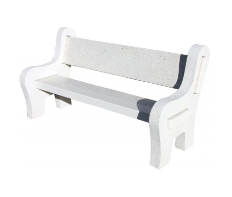 Framusa Banco Con Respaldo Nesto Pulido Blanco