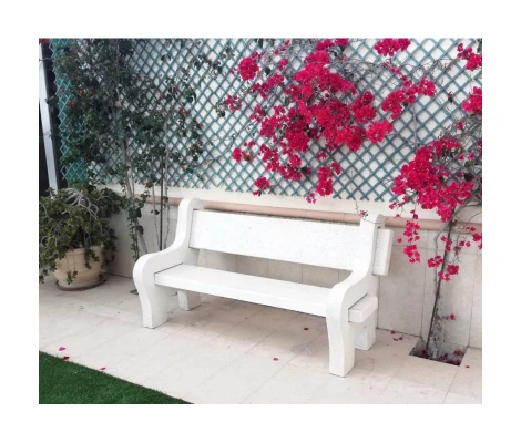 Framusa Banco Con Respaldo Nesto Pulido Blanco