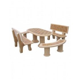 Framusa Conjunto De Jardín Dorada Tostado Albero