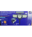 Aplique Pica 3 Focos Solar Recargable Con Sensor