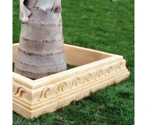 Framusa Bordillo De Jardín Olas Ocre