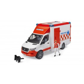 Bruder Ambulancia Sprinter MB Con Conductor