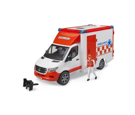 Bruder Ambulancia Sprinter MB Con Conductor