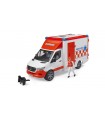 Bruder Ambulancia Sprinter MB Con Conductor