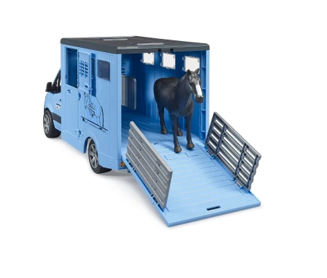 Bruder Furgoneta MB Sprinter Para Transportar Animales 1 Caballo