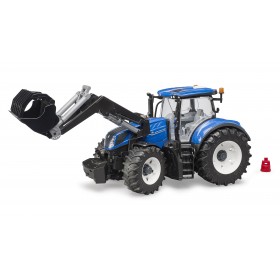 Bruder Tractor New Holland T7.315 Con Cargador Frontal