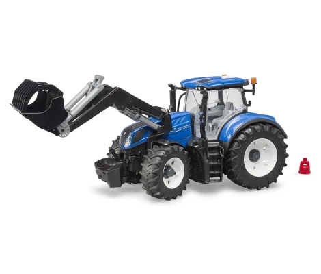 Bruder Tractor New Holland T7.315 Con Cargador Frontal