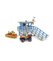 Bruder Puesto De Socorro Bworld Con Quad y Moto De Agua