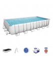 Piscina Rectangular Con Depuradora 732X366X132 cm Bestway 56475