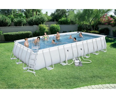 Piscina Rectangular Con Depuradora 732X366X132 cm Bestway 56475