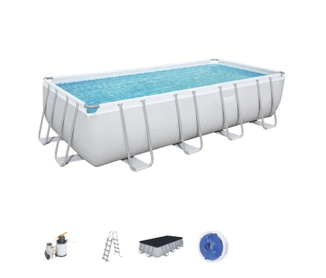 Piscina Desmontable Tubular Bestway Power Steel 549x274x122 cm Depuradora De Cartucho