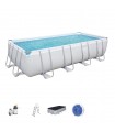 Piscina Desmontable Tubular Bestway Power Steel 549x274x122 cm Depuradora De Cartucho