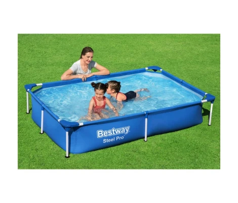 Piscina Desmontable Tubular Infantil Bestway Splash Jr. Frame Pool 221x150x43 cm