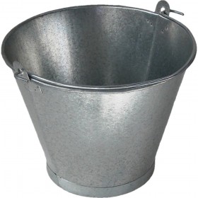 Orework Cubo Cónico Galvanizado 10" 25 y 12” 30 cm