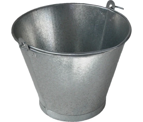 Orework Cubo Cónico Galvanizado 10" 25 y 12” 30 cm