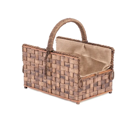 Orework Cesto De Leña Abierto Con Asa 53x35x30cm