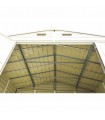 Caseta De Jardín Duramax De PVC WoodSide 10,5x8 Beige y Marrón