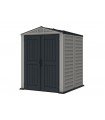 Caseta Jardín Duramax Yardmate Plus 5x5 De PVC Gris Oscuro