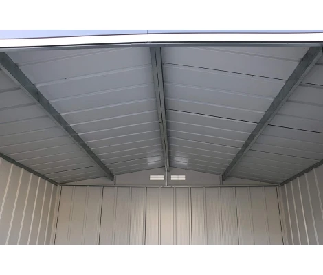 Caseta De Jardín Metálica Duramax Eco Calpe 8x8 Antracita