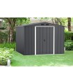 Caseta De Jardín Metálica Duramax Eco Calpe 8x8 Antracita