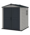 Cobertizo De Jardín Duramax Storemate Plus 6X6 PVC Gris
