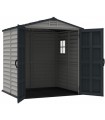 Cobertizo De Jardín Duramax Storemate Plus 6X6 PVC Gris