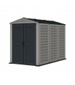 Caseta Jardin Duramax Yardmate Plus 5x8 PVC Gris