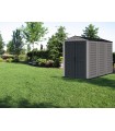 Caseta Jardin Duramax Yardmate Plus 5x8 PVC Gris