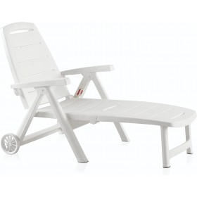 Tumbona Antibes Plegable Con Ruedas