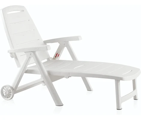 Tumbona Antibes Plegable Con Ruedas