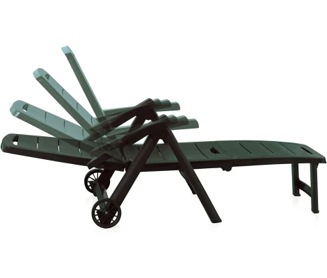 Tumbona Antibes Plegable Con Ruedas