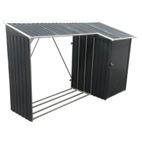 Leñero Combo Metálico Duramax 8X3 Antracita