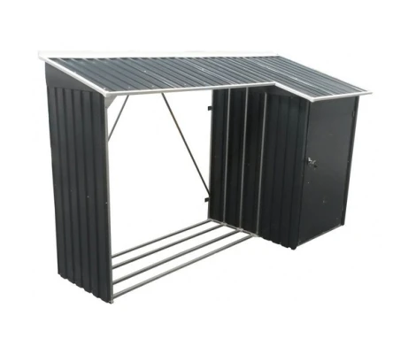 Leñero Combo Metálico Duramax 8X3 Antracita