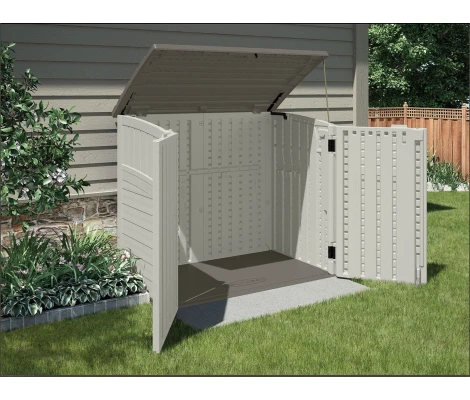 Cubre Contenedores Suncast BMS 2500. 2 Cubos De Basura 820 x 1.350 x 1.160 mm