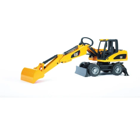Bruder Excavadora Móvil Cat De Ruedas