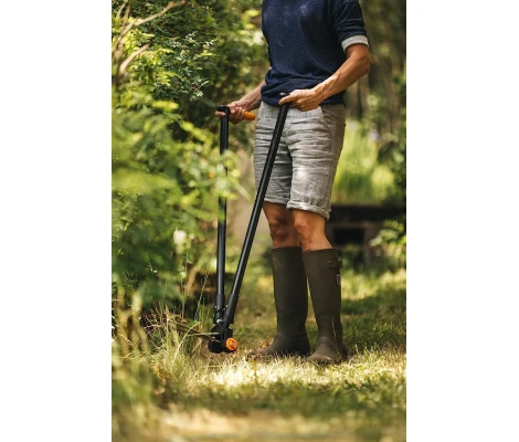 Fiskars Tijera Para Césped y Setos Mango Largo GS53