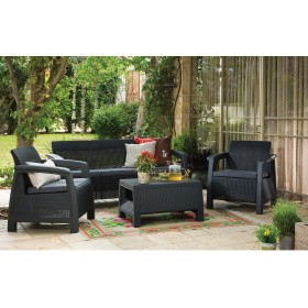 Keter Set Muebles De Jardín Bahamas Antracita